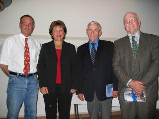 von links: Rainer Hübl, Maria Pfordt, Dr. Braschoss, Heinrich Hensen